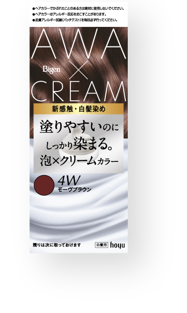 ビゲン 泡クリームカラー 4W モーヴブラウン 商品画像